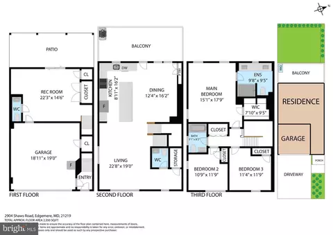 Floorplan - 2904 Shaws, Sparrows Point, MD 21219 photo 1 of 2