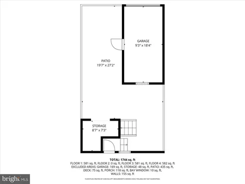Floorplan - 33 Dunkirk Rd, Baltimore, MD 21212 photo 2 of 5