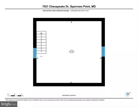 Floorplan - 7521 Chesapeake Ave, Edgemere, MD 21219 photo 8 of 8