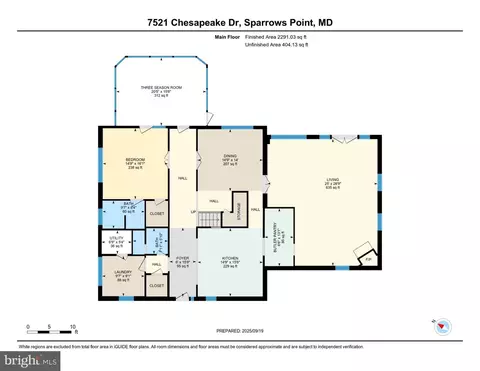 Floorplan - 7521 Chesapeake Ave, Edgemere, MD 21219 photo 4 of 8