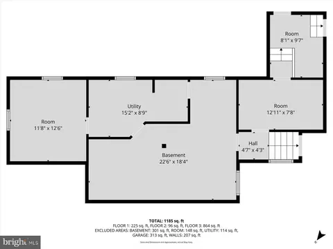 Floorplan - 4817 E Joppa Rd, Perry Hall, MD 21128 photo 1 of 4