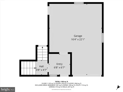 Floorplan - 4817 E Joppa Rd, Perry Hall, MD 21128 photo 2 of 4