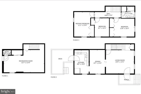 Floorplan - 8200 Mitnick Rd, Nottingham, MD 21236 photo 1 of 1