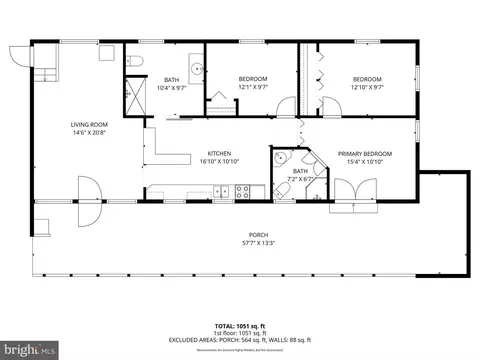 Floorplan - 6913 River Drive Rd, Sparrows Point, MD 21219 photo 1 of 1