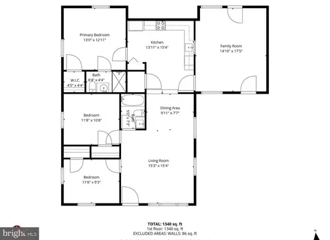 Floorplan - 1013 Cord St, Middle River, MD 21220 photo 1 of 1