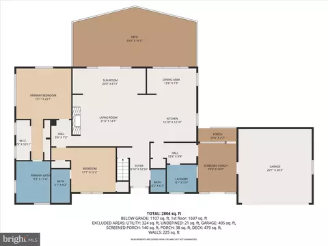 Floorplan - 550 Hampton Ln, Towson, MD 21286 photo 2 of 3
