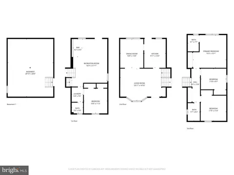 Floorplan - 2607 Smith Ave, Baltimore, MD 21209 photo 1 of 1
