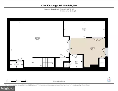 Floorplan - 8159 Kavanagh Rd, Dundalk, MD 21222 photo 3 of 3