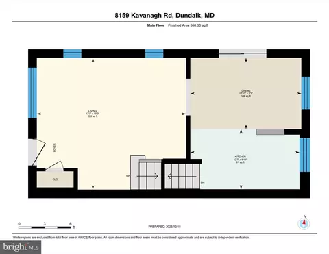 Floorplan - 8159 Kavanagh Rd, Dundalk, MD 21222 photo 1 of 3