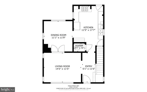 Floorplan - 4413 Hooper Ave, Baltimore, MD 21229 photo 1 of 3
