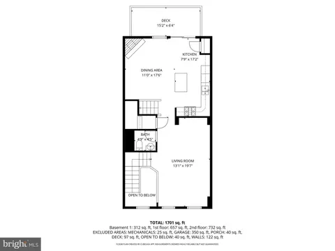 Floorplan - 811 Middle River Rd, Middle River, MD 21220 photo 2 of 4