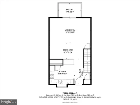 Floorplan - 23 Bartley Ct, Nottingham, MD 21236 photo 1 of 4