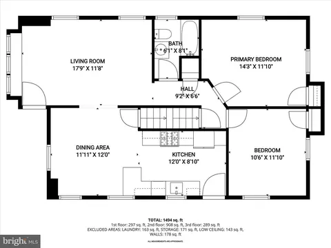 Floorplan - 5521 Willys Ave, Halethorpe, MD 21227 photo 1 of 4