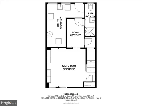 Floorplan - 1531 Clairidge Rd, Baltimore, MD 21207 photo 3 of 4