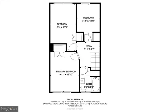 Floorplan - 1531 Clairidge Rd, Baltimore, MD 21207 photo 2 of 4
