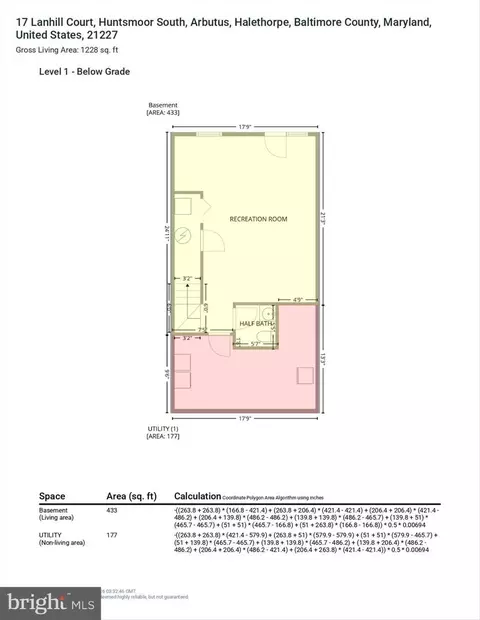 Floorplan - 17 Lanhill Ct, Halethorpe, MD 21227 photo 5 of 7