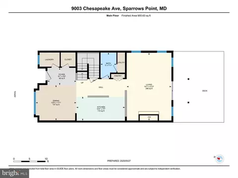 Floorplan - 9003 Chesapeake Ave, Sparrows Point, MD 21219 photo 1 of 4