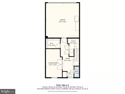 Floorplan - 6312 Osterley St, Middle River, MD 21220 photo 1 of 4