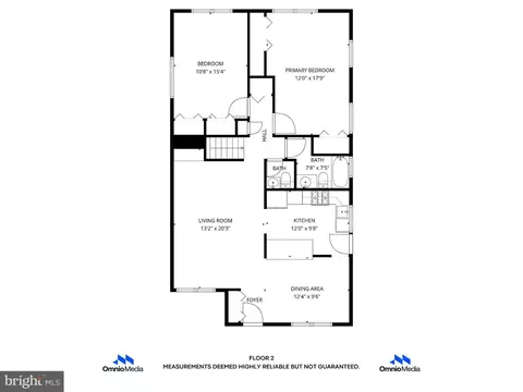 Floorplan - 1306 Brixton Rd, Baltimore, MD 21239 photo 2 of 3