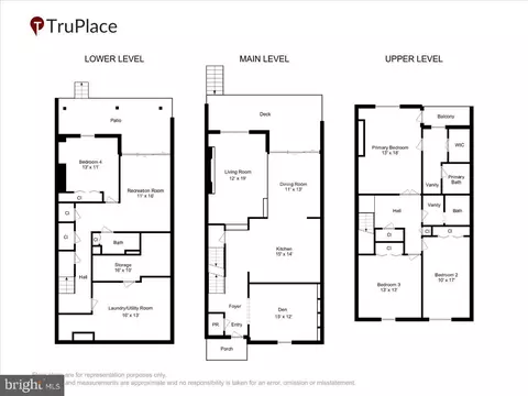 Floorplan - 8029 Strauff Rd #5, Towson, MD 21204 photo 1 of 4