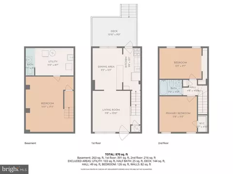 Floorplan - 237 Endsleigh, Middle River, MD 21220 photo 1 of 4