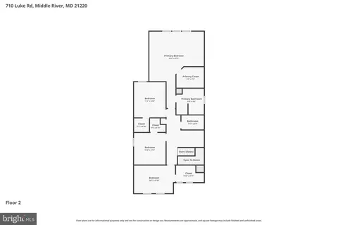 Floorplan - 710 Luke Rd, Middle River, MD 21220 photo 2 of 2