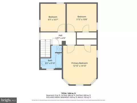 Floorplan - 7308 Linden Ave, Baltimore, MD 21206 photo 2 of 4
