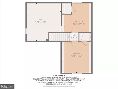 Floorplan - 1821 Weyburn Rd, Rosedale, MD 21237 photo 2 of 4