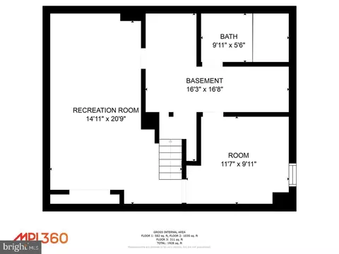 Floorplan - 94 Avalon Ave, Dundalk, MD 21222 photo 1 of 4