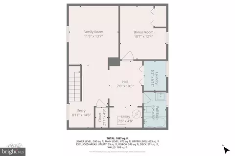 Floorplan - 1326 Stevens Ave, Halethorpe, MD 21227 photo 3 of 4