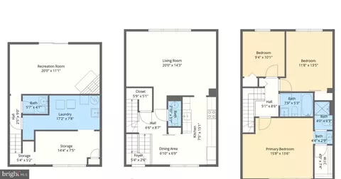 Floorplan - 33 Hickory Nut Ct, Nottingham, MD 21236 photo 4 of 4