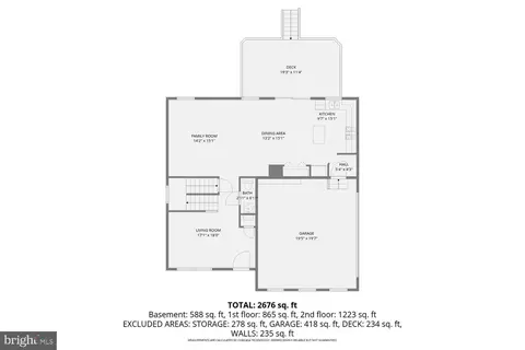 Floorplan - 4216 Cross Spring Dr, Perry Hall, MD 21128 photo 2 of 2