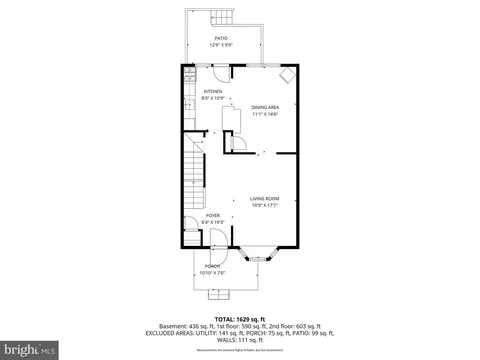 Floorplan - 62 Dunkirk Rd, Baltimore, MD 21212 photo 2 of 4