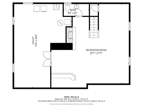 Floorplan - 8416 Avery Rd, Rosedale, MD 21237 photo 2 of 2
