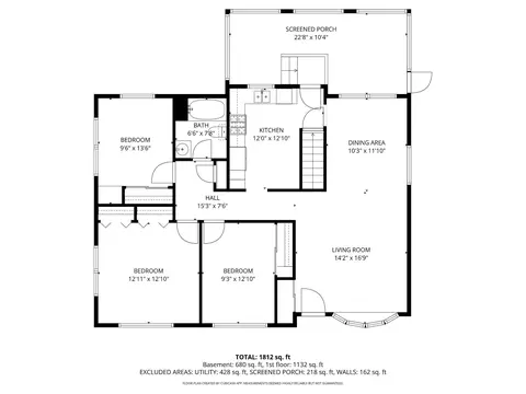 Floorplan - 8416 Avery Rd, Rosedale, MD 21237 photo 1 of 2