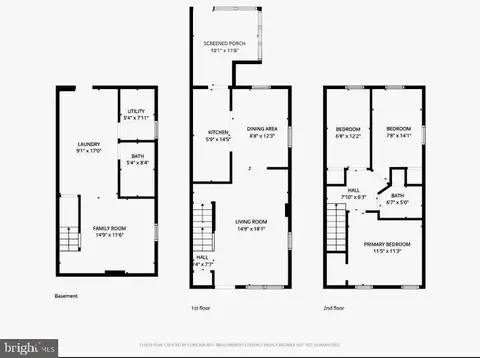 Floorplan - 7853 Saint Gregory Dr, Dundalk, MD 21222 photo 3 of 3