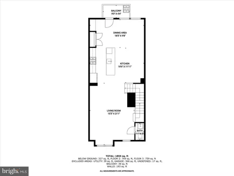 Floorplan - 302 Bevington St, Middle River, MD 21220 photo 2 of 4