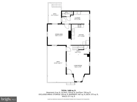 Floorplan - 1820 Arbutus Ave, Halethorpe, MD 21227 photo 2 of 4