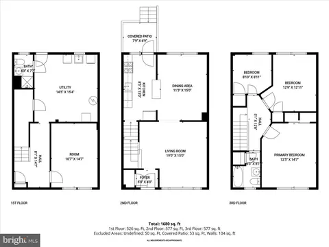 Floorplan - 1403 N Forest Park Ave, Baltimore, MD 21207 photo 4 of 4