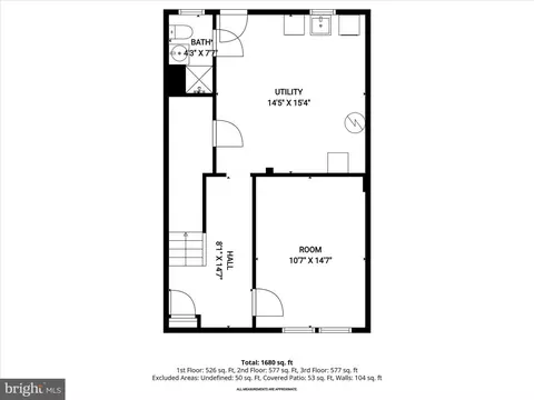 Floorplan - 1403 N Forest Park Ave, Baltimore, MD 21207 photo 3 of 4