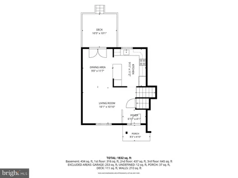 Floorplan - 7040 Johnnycake Rd, Windsor Mill, MD 21244 photo 1 of 4