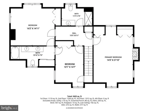 Floorplan - 3903 Dance Mill Rd, Phoenix, MD 21131 photo 5 of 5