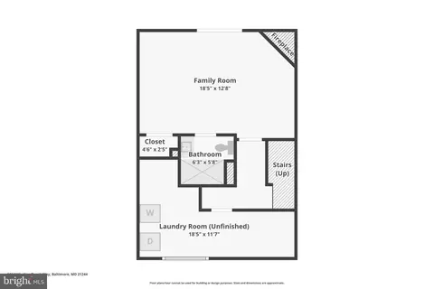 Floorplan - 1614 Winding Brook Way, Windsor Mill, MD 21244 photo 1 of 4