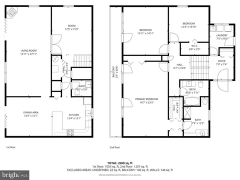 Floorplan - 8820 Avenue B, Sparrows Point, MD 21219 photo 3 of 3