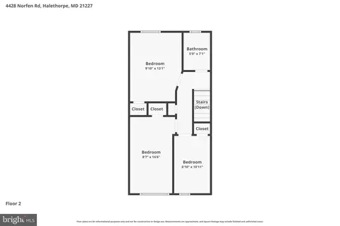 Floorplan - 4428 Norfen Rd, Halethorpe, MD 21227 photo 4 of 4