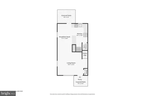 Floorplan - 1640 Poles Rd, Essex, MD 21221 photo 1 of 3
