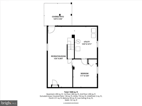 Floorplan - 640 N Bend Rd, Baltimore, MD 21229 photo 3 of 4