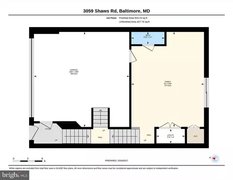 Floorplan - 3059 Shaws Rd, Edgemere, MD 21219 photo 2 of 3