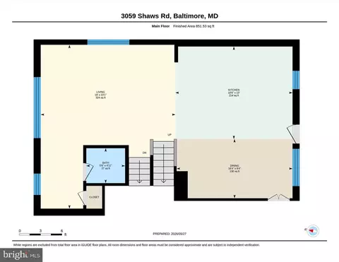 Floorplan - 3059 Shaws Rd, Edgemere, MD 21219 photo 1 of 3