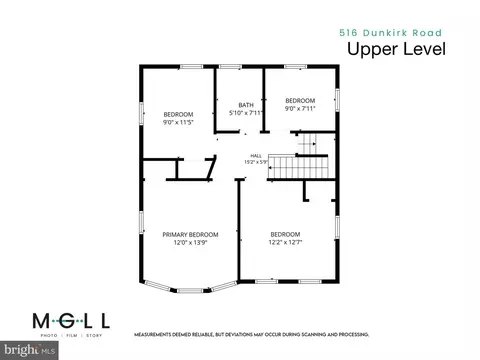 Floorplan - 516 Dunkirk Rd, Baltimore, MD 21212 photo 1 of 4